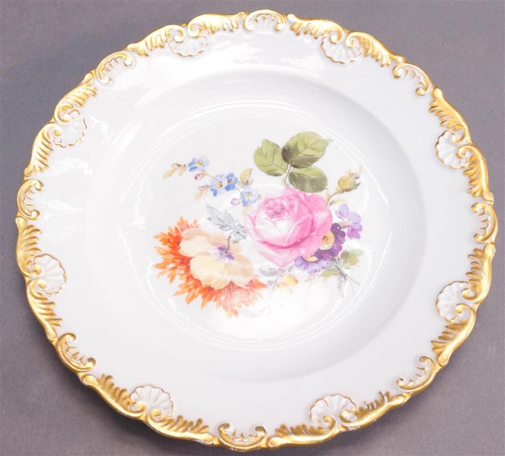 MEISSEN PORCELAIN CABINET PLATE, D: