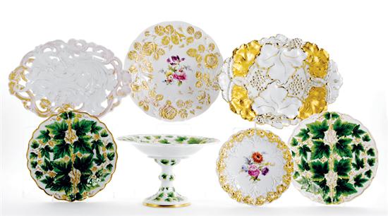 Meissen porcelain centerbowls and