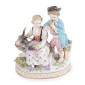 MEISSEN PORCELAIN CHILDREN FIG
