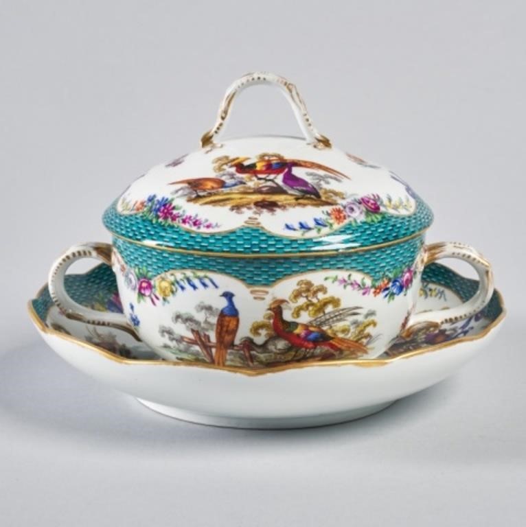 MEISSEN PORCELAIN COVERED TUREENA