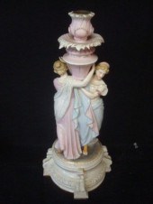 MEISSEN Porcelain Figural Cand