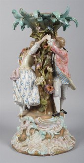 MEISSEN PORCELAIN FIGURAL CENT