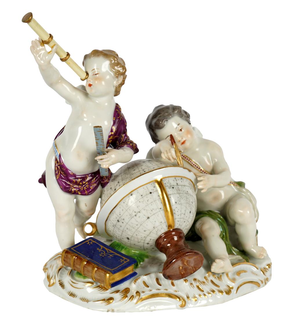 MEISSEN PORCELAIN FIGURAL GROUP