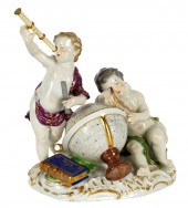 MEISSEN PORCELAIN FIGURAL GROU