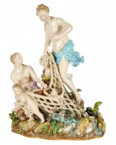 MEISSEN PORCELAIN FIGURAL GROU