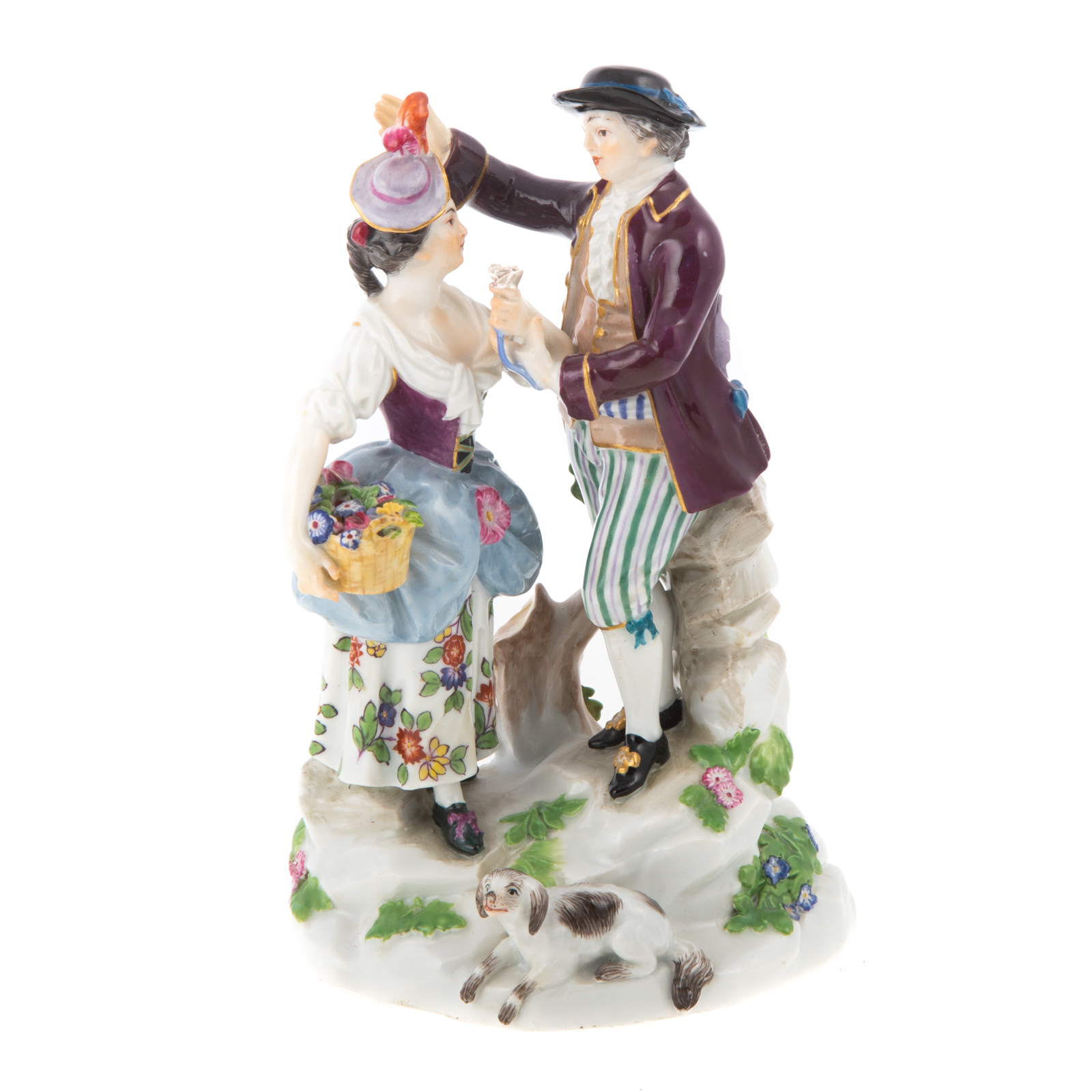 MEISSEN PORCELAIN FIGURAL GROUP