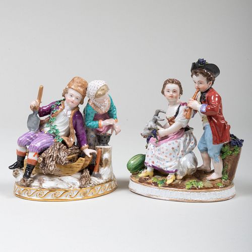 MEISSEN PORCELAIN FIGURAL GROUP