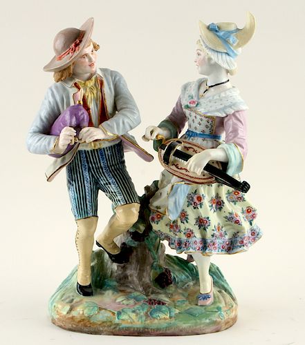 MEISSEN PORCELAIN FIGURAL GROUP