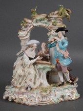 Meissen porcelain figural grou