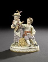 Meissen Porcelain Figural Grou