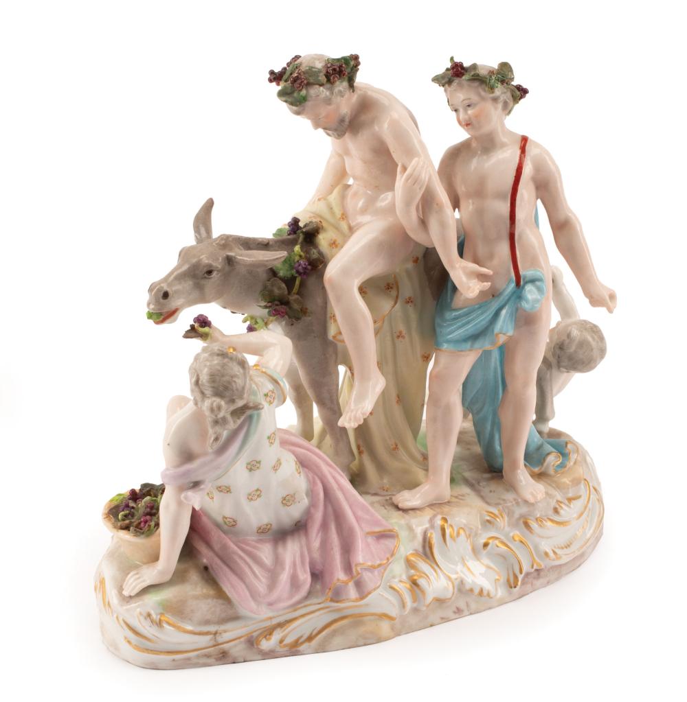 MEISSEN PORCELAIN FIGURAL GROUP