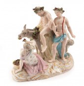 MEISSEN PORCELAIN FIGURAL GROU