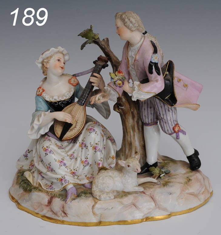 Meissen Porcelain Figural Group the