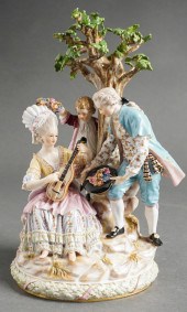 MEISSEN PORCELAIN FIGURAL GROU