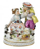 MEISSEN PORCELAIN FIGURAL GROU