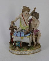 MEISSEN PORCELAIN FIGURAL GROU