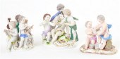 Meissen porcelain figural grou