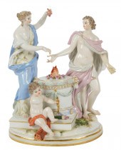MEISSEN PORCELAIN FIGURAL GROU
