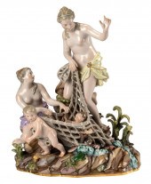 MEISSEN PORCELAIN FIGURAL GROU