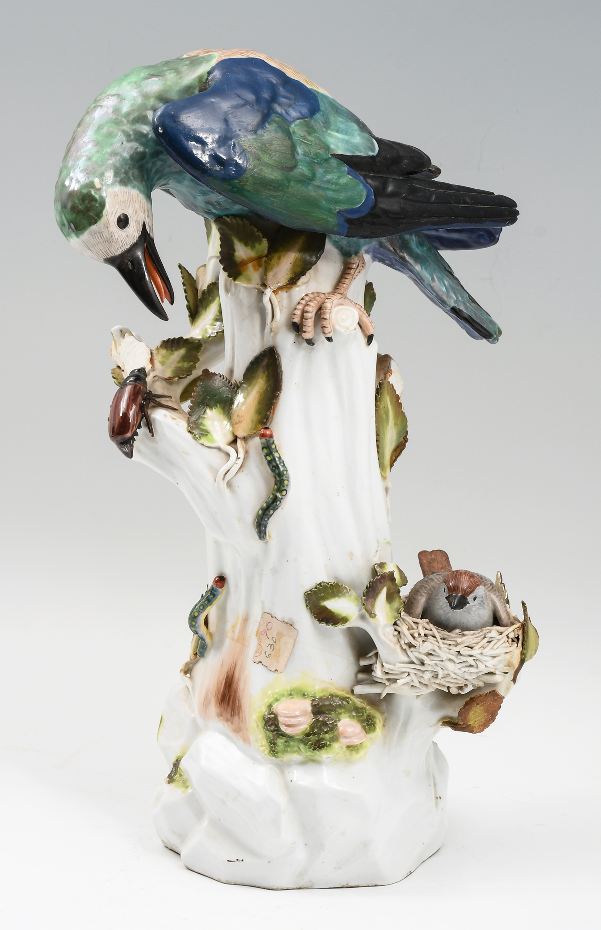 MEISSEN PORCELAIN FIGURAL PERCHED
