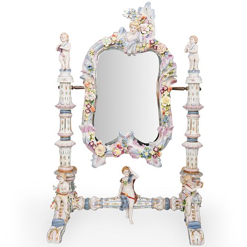 MEISSEN PORCELAIN FIGURAL VANITY