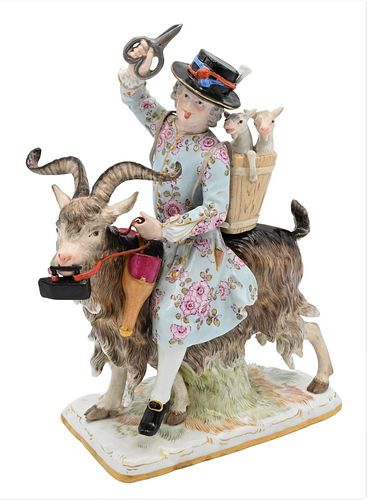 MEISSEN PORCELAIN FIGURE, "COUNT