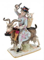 MEISSEN PORCELAIN FIGURE, "COU