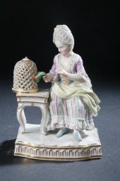 MEISSEN PORCELAIN FIGURE EMBLE