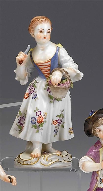 Meissen porcelain figure emblematic
