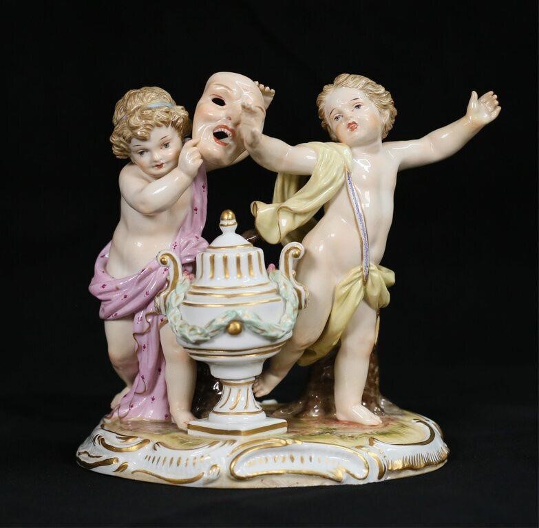 MEISSEN PORCELAIN FIGURE GROUP
