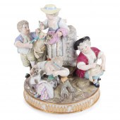 MEISSEN PORCELAIN FIGURE GROUP