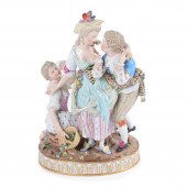 MEISSEN PORCELAIN FIGURE GROUP