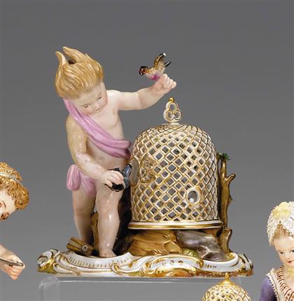 Meissen porcelain figure group