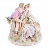 MEISSEN PORCELAIN FIGURE GROUP