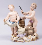 MEISSEN PORCELAIN FIGURE GROUP