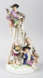 MEISSEN PORCELAIN FIGURE GROUP