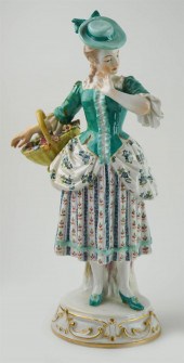 MEISSEN PORCELAIN FIGURE OF A