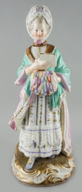 MEISSEN PORCELAIN FIGURE OF A