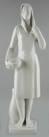 MEISSEN PORCELAIN FIGURE OF A