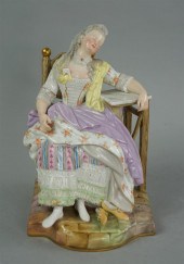 MEISSEN PORCELAIN FIGURE OF A