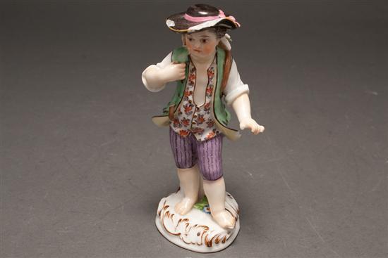 Meissen porcelain figure of a grape