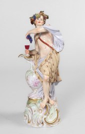 Meissen Porcelain Figure of Ba