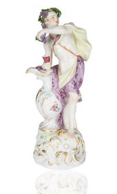 MEISSEN PORCELAIN FIGURE OF 'B