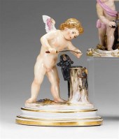 Meissen porcelain figure of Cu