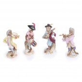 MEISSEN PORCELAIN FIGURES; MON