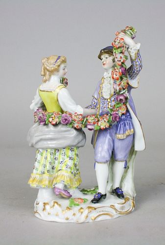 MEISSEN PORCELAIN FIGURINE COUPLE