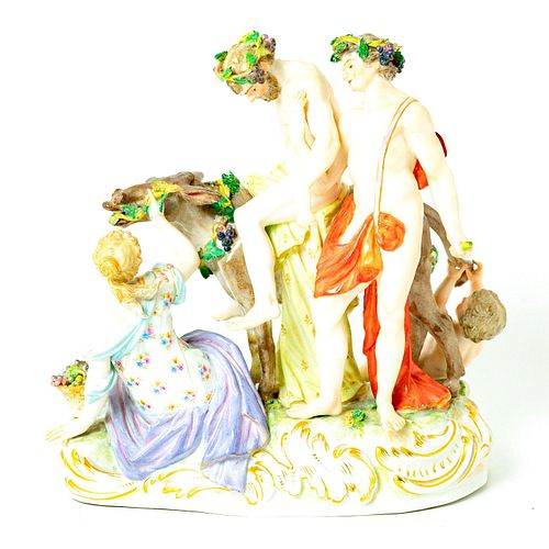 MEISSEN PORCELAIN FIGURINE, SILENUS