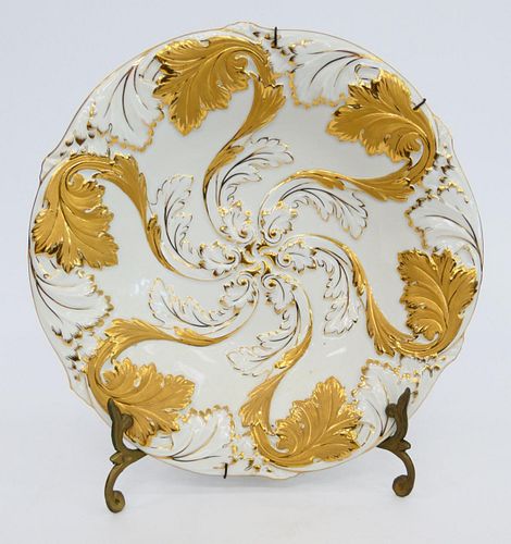 MEISSEN PORCELAIN GOLD & WHITE