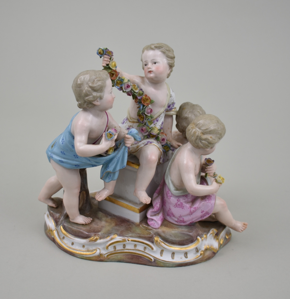 MEISSEN PORCELAIN GROUP OF