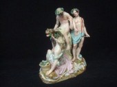 MEISSEN Porcelain Group Silenu